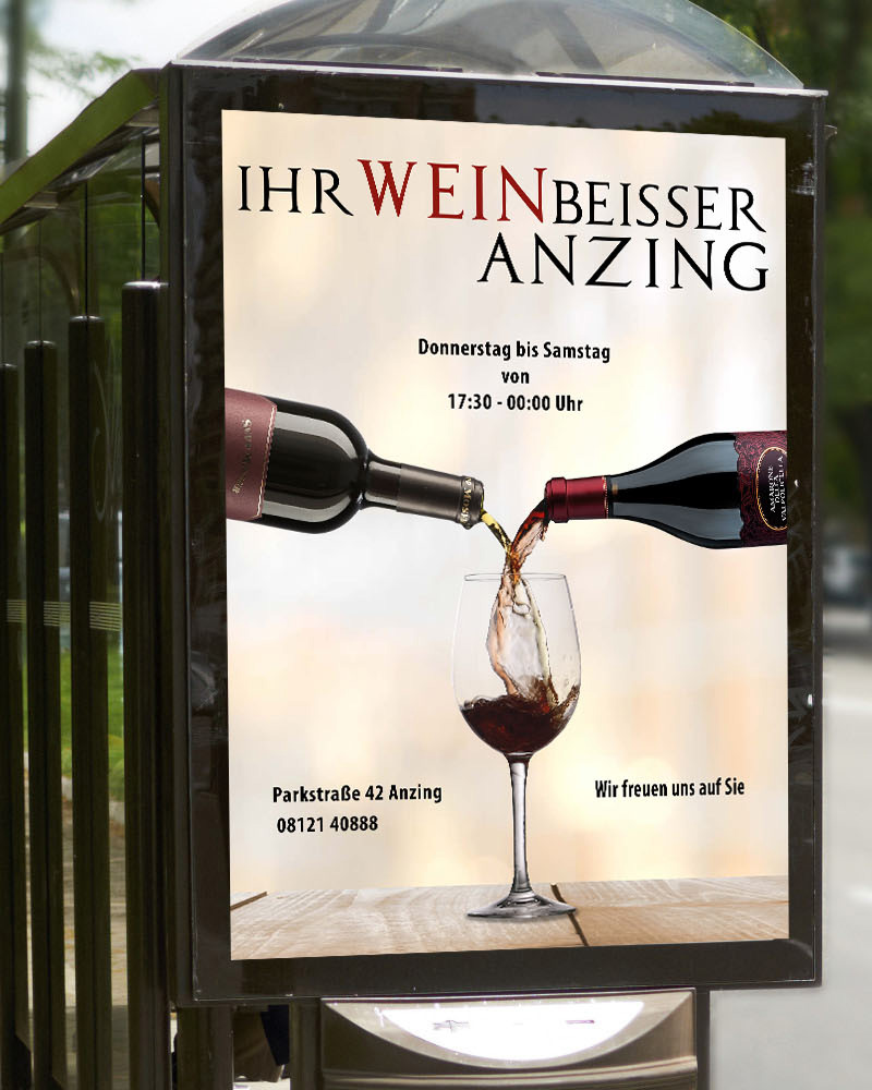 Plakatwand-Weinwerbung-Spies